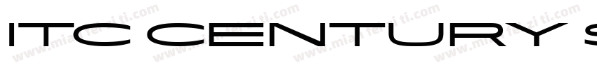 ITC Century Std字体转换